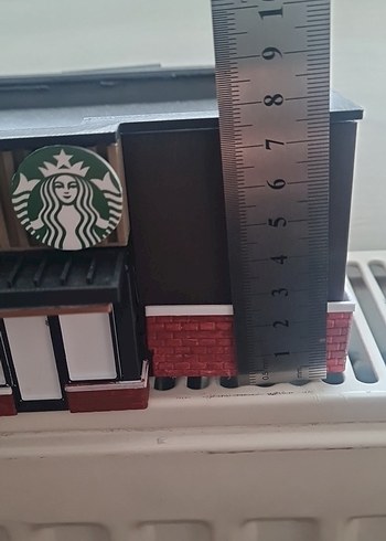 Kahverengi Starbucks Model Kiti/ diorama model/garaj - Görsel 8