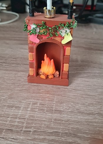 minyatür dekoratif şömine - Görsel 2