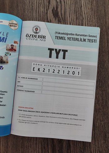 TYT Elit Karma 8 Deneme Sınavı