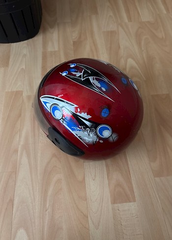 Siyah Motosiklet Diz Koruyucu Velcro Bantlı kask - Görsel 2