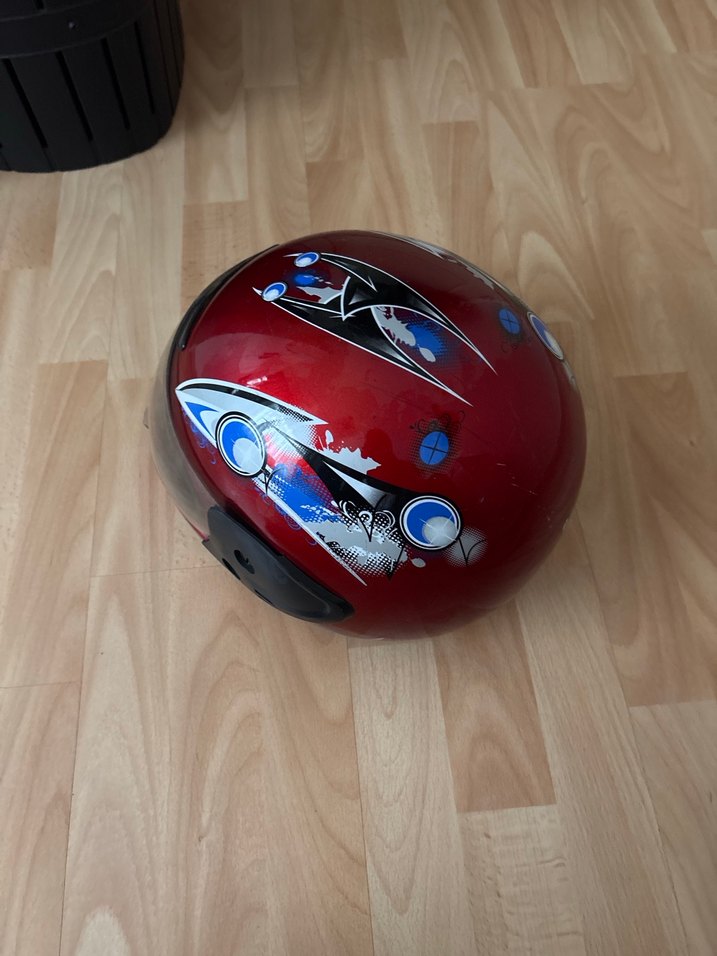 Siyah Motosiklet Diz Koruyucu Velcro Bantlı kask - Görsel 2