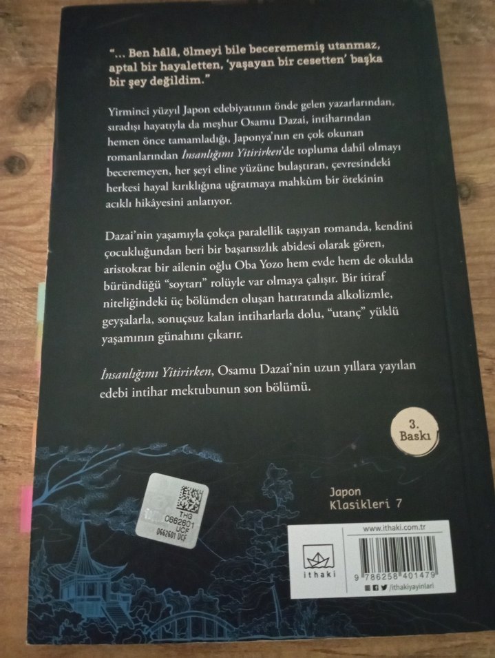 İnsanlığımı Yitirirken - Osamu Dazai - Görsel 2