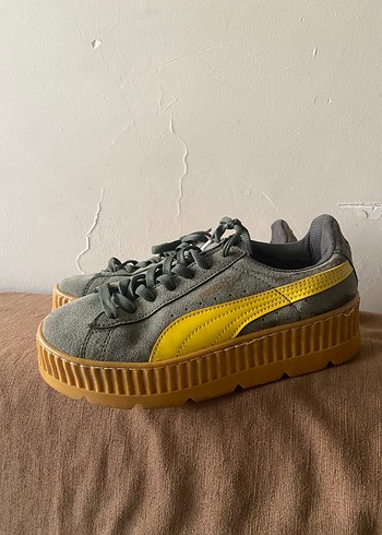 Puma Sarı Platform Topuklu Kadın Spor Ayakkabı