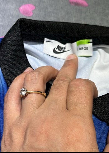l Beden mavi Renk Mavi Tie-Dye Kısa Kollu nike forma