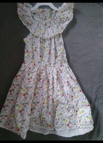 DeFacto 4 5 yaş çiçekli elbise 