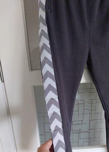 Gri Hummel erkekRahat Kesim Eşofman Altı - Görsel 4