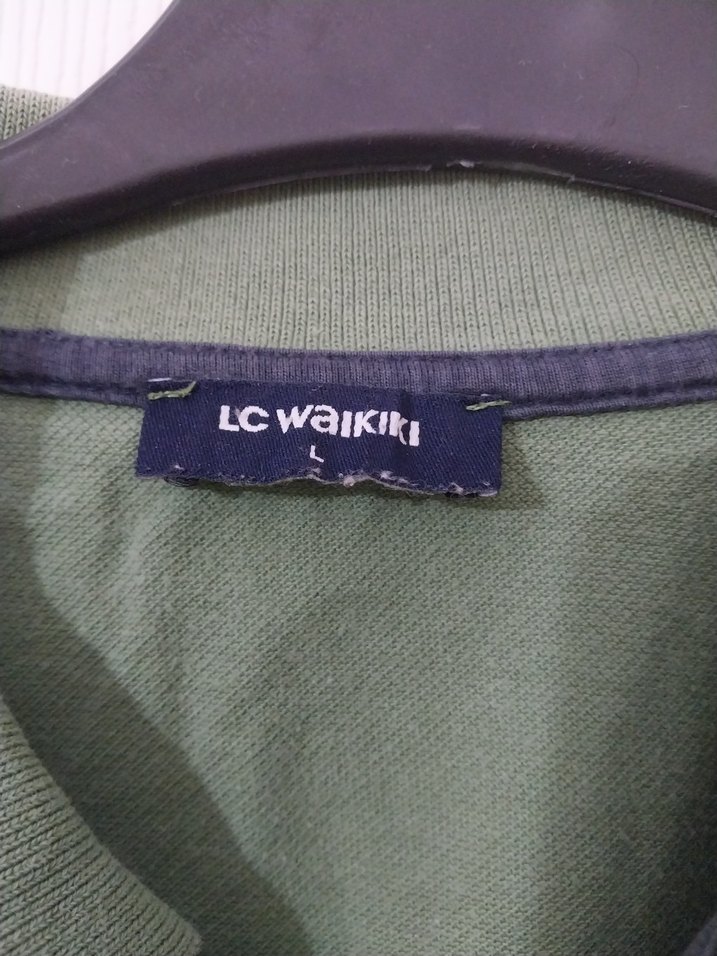 Erkek Haki Polo Tişört - Görsel 2