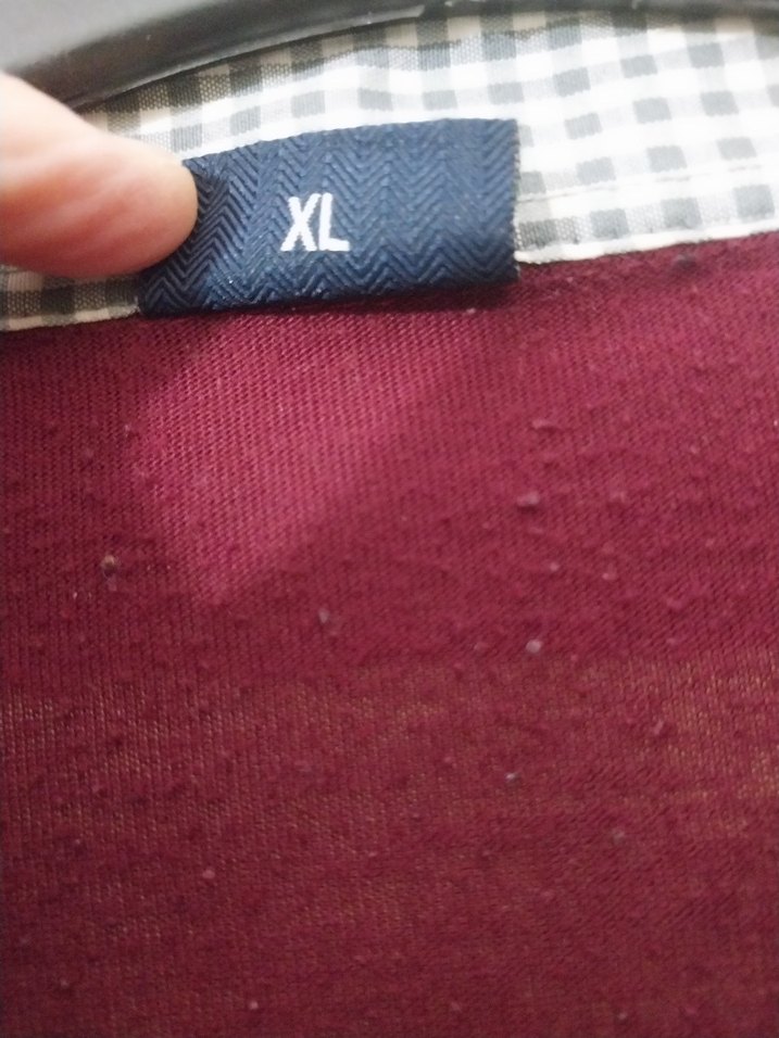 Bordo Gri Çizgili Erkek Polo Tişört - Görsel 3