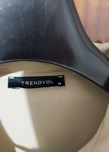 Trendyol & Milla Bej Uzun Kollu Düğmeli Kadın Gömlek