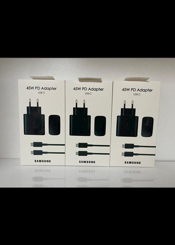 Samsung 45W USB-C Hızlı Şarj Adaptörü Siyah