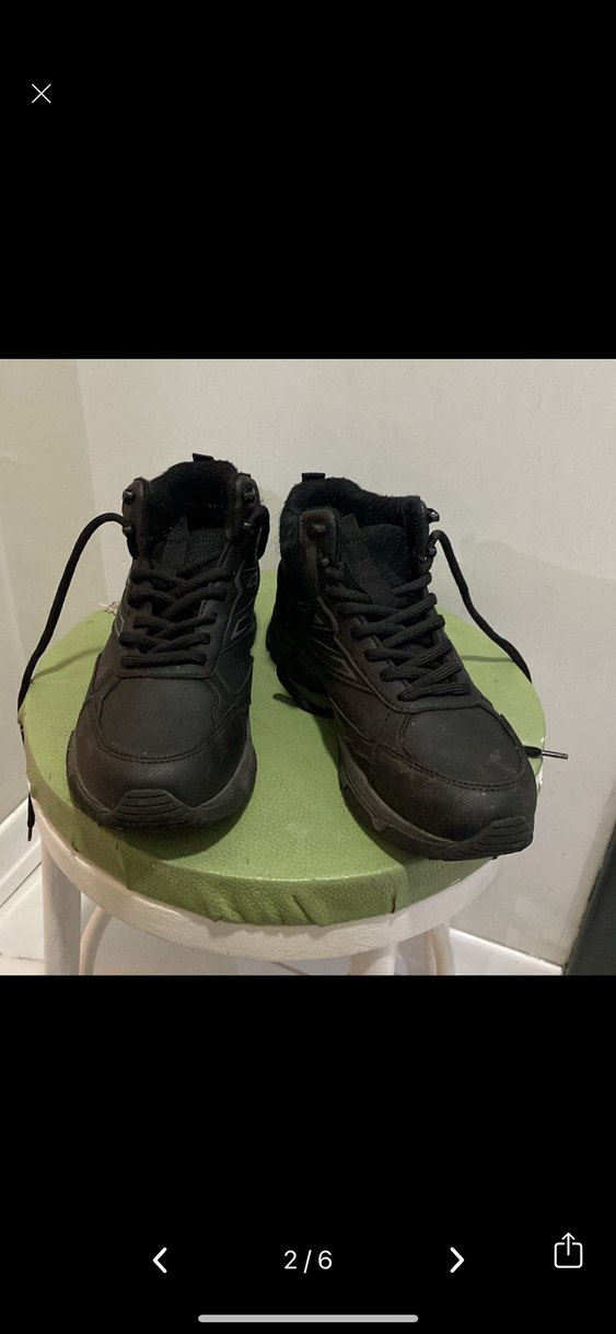 Siyah Bağcıklı Erkek Spor Bot - Görsel 2