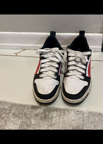 Kırmızı Beyaz Erkek Spor Ayakkabı - Görsel 3