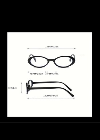 Oval Kadın Gözlüğü - Görsel 3