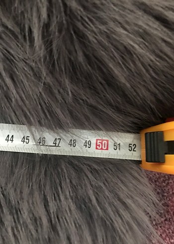 Kadın gri kürk - Görsel 5