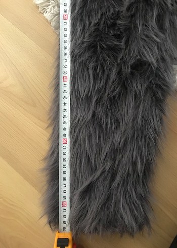 Kadın gri kürk - Görsel 6