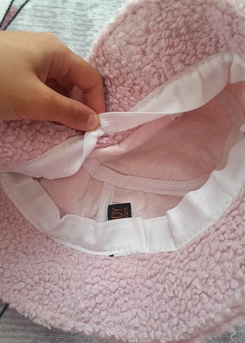Diğer Pembe Peluş Kadın Şapka