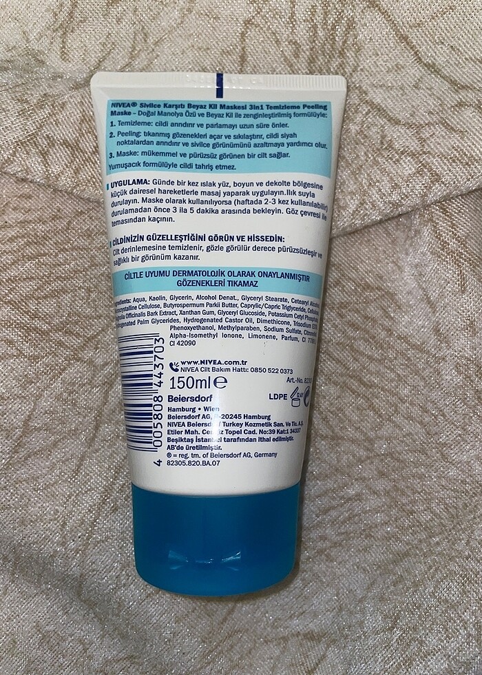 Nivea kil maskesi - Görsel 2