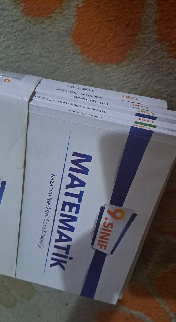 9. Sınıf Matematik Kazanım Merkezli Soru Kitabı - Görsel 2