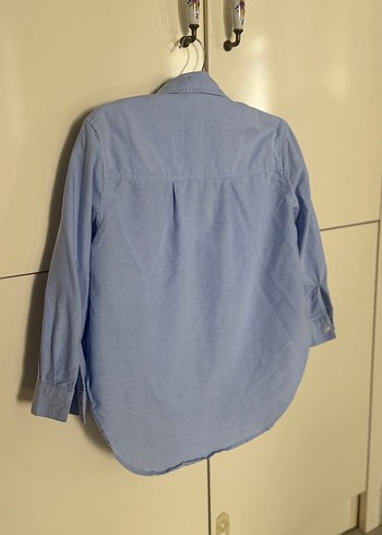 Zara Kids Mavi Gömlek | 7-8 Yaş (128 cm) | Pamuk Yumuşak Doku - Görsel 3