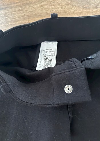 Decathlon Decathlon Fouganza Çocuk Siyah Tayt 6 Yaş (116 cm)