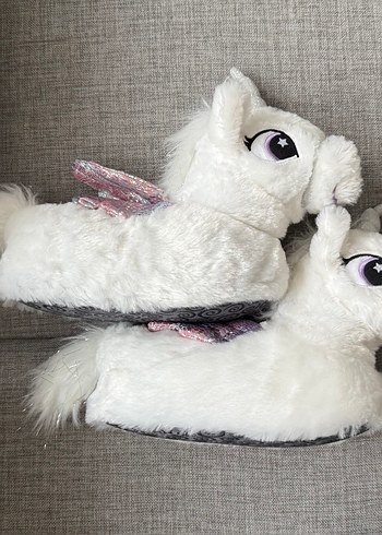 Twigy Unicorn Peluş Panduf 34/35 Numara Kaymaz Taban