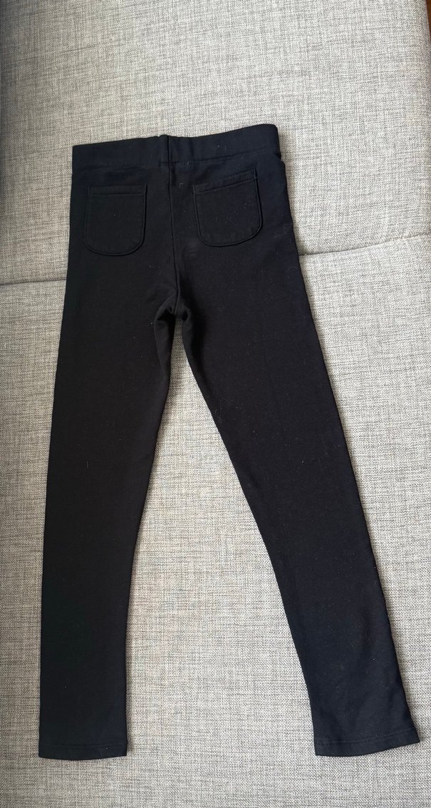 H&M Kids Siyah Tayt | 7-8 Yaş (128 cm) | Esnek Slim Fit - Görsel 3