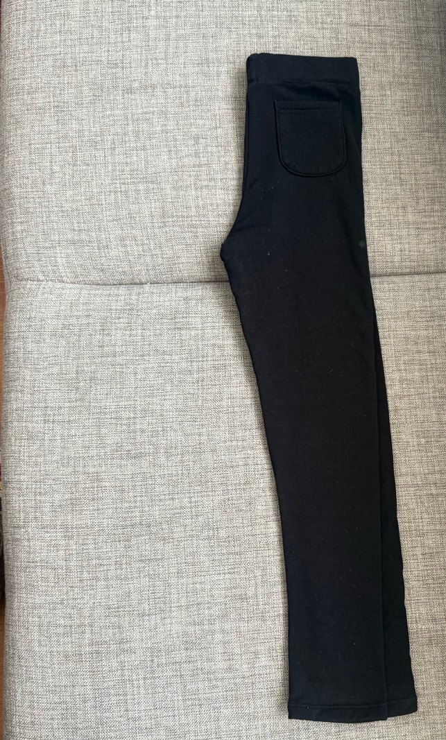 H&M Kids Siyah Tayt | 7-8 Yaş (128 cm) | Esnek Slim Fit - Görsel 4