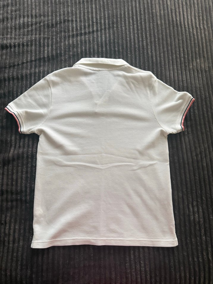 Zara Erkek Beyaz Kısa Kollu Polo Tişört - Görsel 4