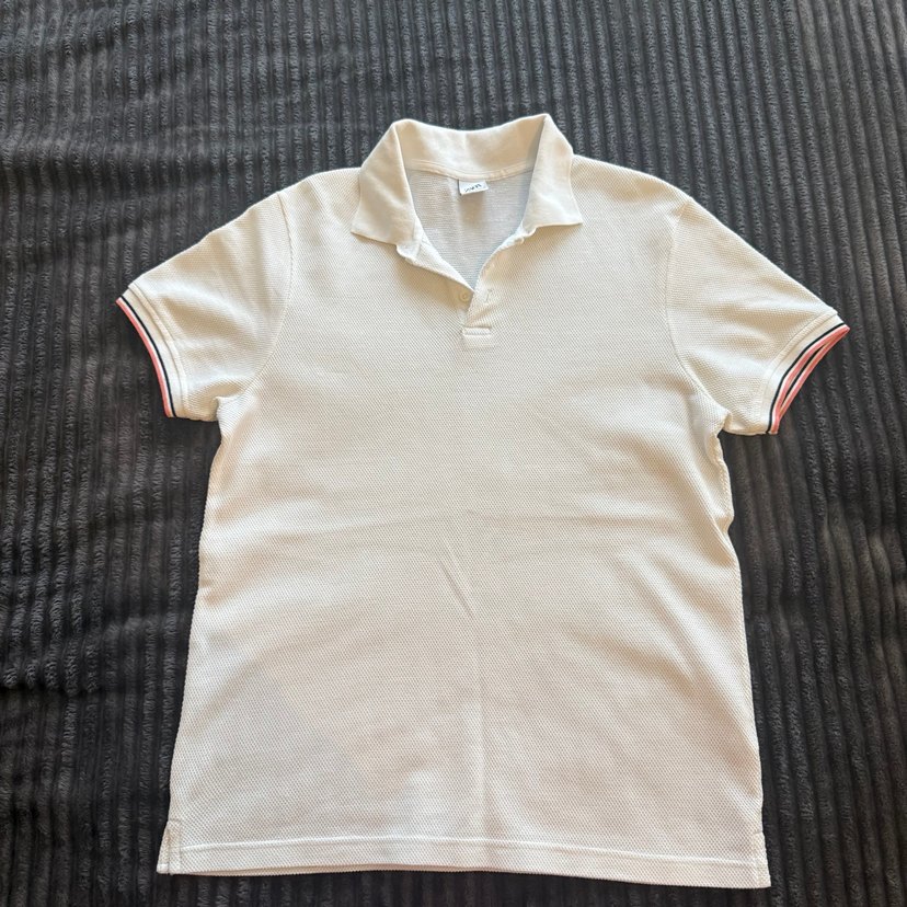 Zara Erkek Beyaz Kısa Kollu Polo Tişört - Görsel 2