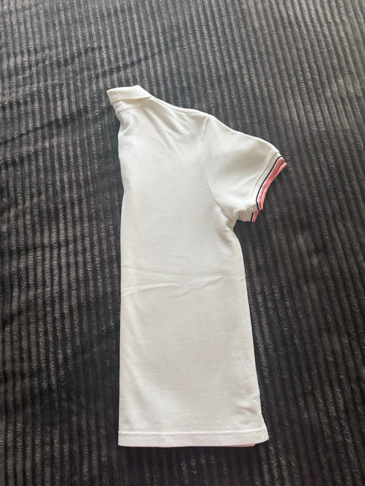 Zara Erkek Beyaz Kısa Kollu Polo Tişört - Görsel 5
