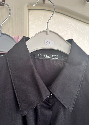 Düğmeli Uzun Kollu Hamile Gömlek - Görsel 2