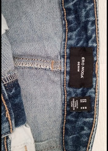 m Beden Yırtmaçlı Midi Denim Etek