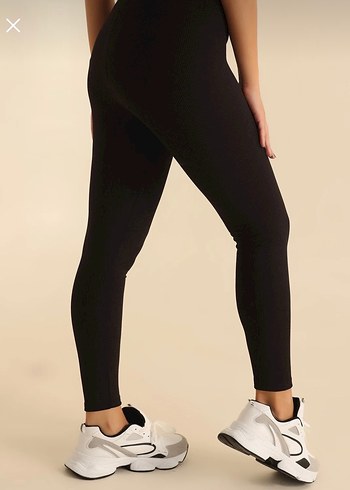 Siyah içi polarlı tayt - Görsel 2