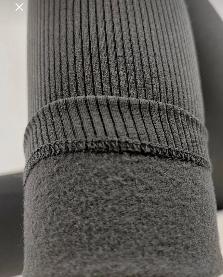 Siyah içi polarlı tayt - Görsel 3