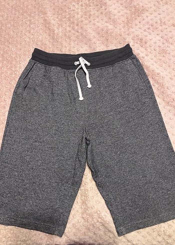 Gri Erkek Basic H&M eşofman şort - Görsel 2