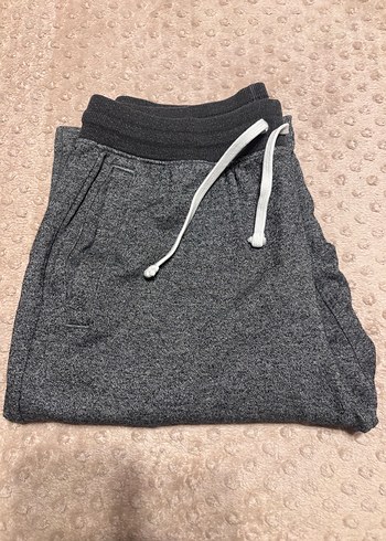 Gri Erkek Basic H&M eşofman şort - Görsel 7