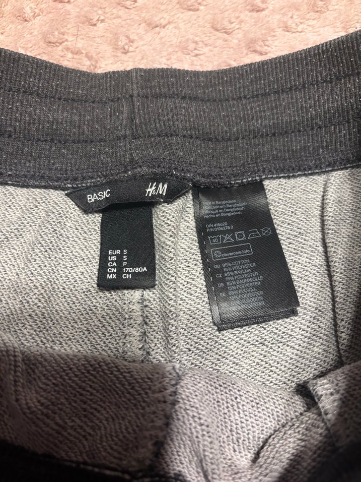 Gri Erkek Basic H&M eşofman şort - Görsel 5