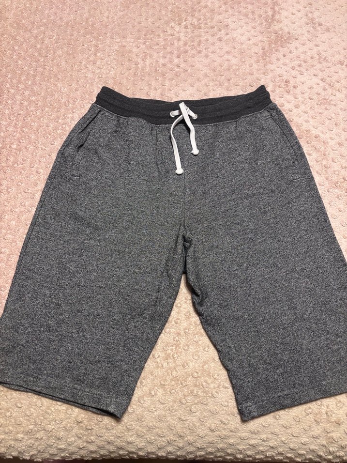 Gri Erkek Basic H&M eşofman şort - Görsel 3