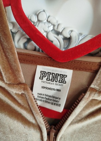 Kahverengi Kadife Kapüşonlu Kadın Ceket - Görsel 3