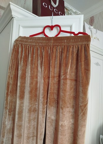 Kahverengi Kadife Kapüşonlu Kadın Ceket - Görsel 4