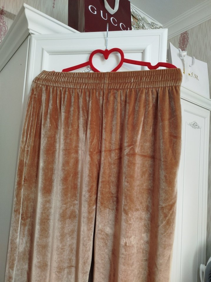 Kahverengi Kadife Kapüşonlu Kadın Ceket - Görsel 4