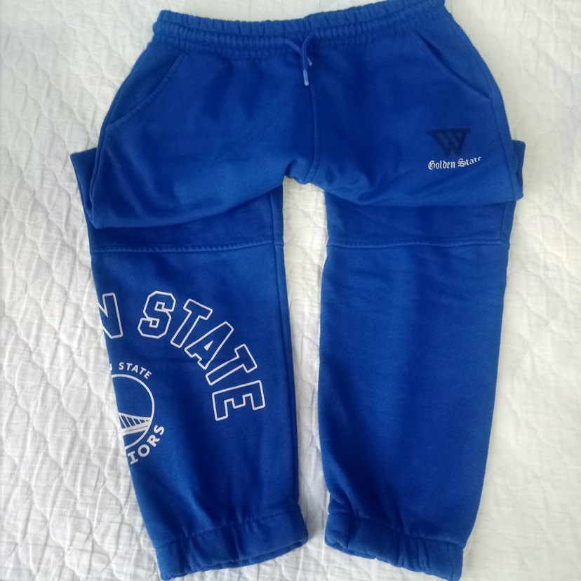 NBA,Mavi Baskılı Erkek Eşofman Altı M bdn - Görsel 2