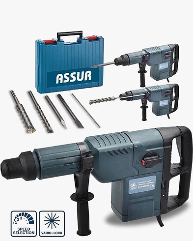 Assur 11 kg profesyonel kırıcı delici hilti