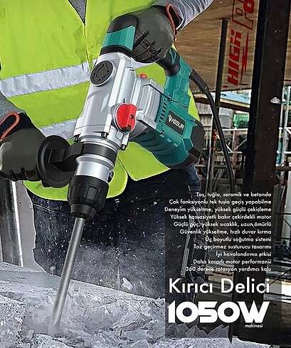 Profesyonel 6 kg kırıcı delici hilti