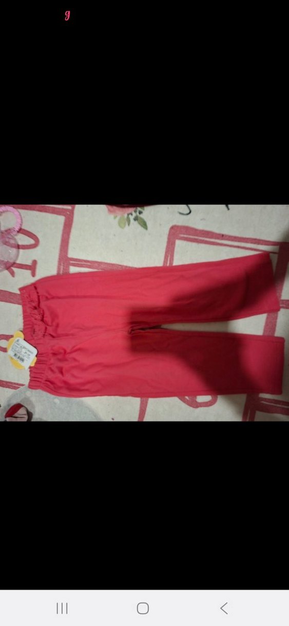 Kız Çocuk Pembe Esnek Streetwear Tayt - Görsel 2