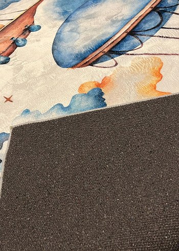 Çocuk Odası Halısı Baskılı Çok Renkli - Görsel 2