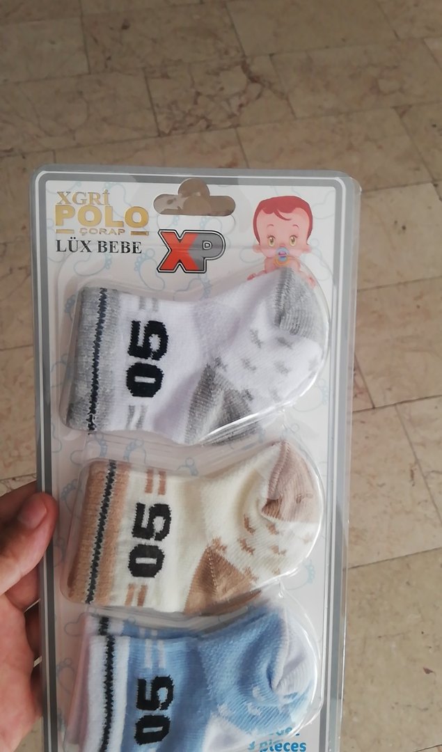 Lüks Bebe 3'lü Erkek Çorabı - Görsel 5