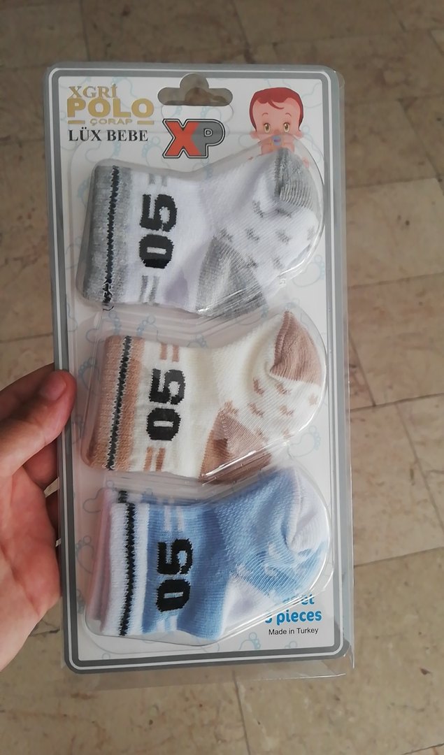 Lüks Bebe 3'lü Erkek Çorabı - Görsel 4