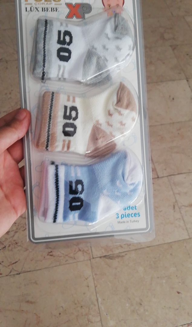 Lüks Bebe 3'lü Erkek Çorabı - Görsel 3