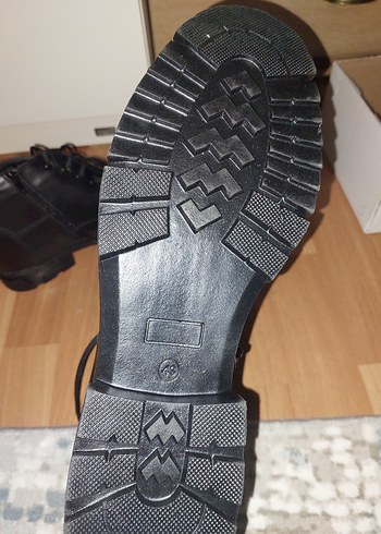 Fermuarlı Siyah Erkek Biker Bot - Görsel 5